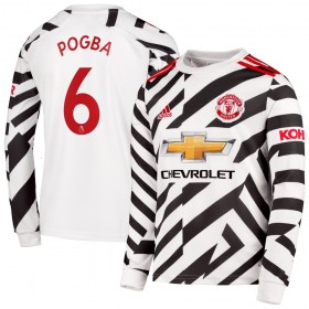 Fußballtrikots Manchester United Paul Pogba 6 2020-2021 Langarm Ausweichtrikot kaufen